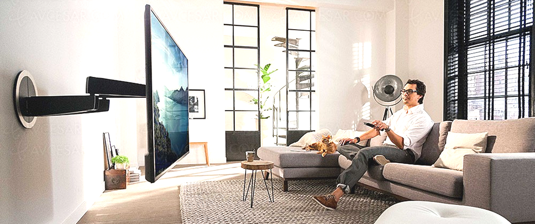 Soporte Fijo Pared - 2 Brazos